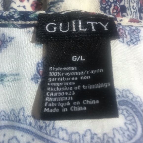 2 for $20 Guilty Dress Spaghetti Strap with off the Shoulder Sleeves Large - Picture 8 of 9